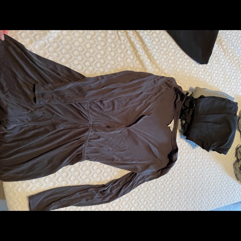 Off duty long sleeve romper